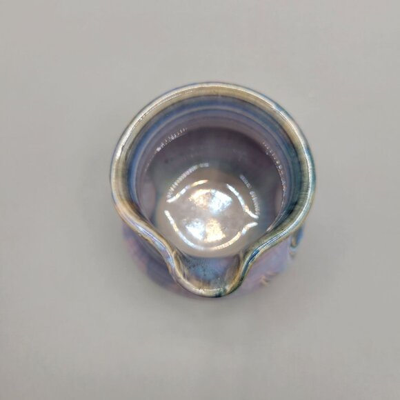 Peggy Steffes IRIS Hand Thrown Pottery Pitcher Montana - Picture 5 of 8